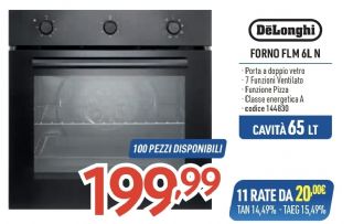 FORNO INCASSO DE LONGHI FLM6LN 65L